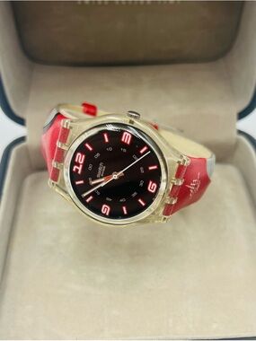 🔥Rare 2006 Swatch “Reach The Rings”GE136 – Torino Olympic Games Edition Vintage